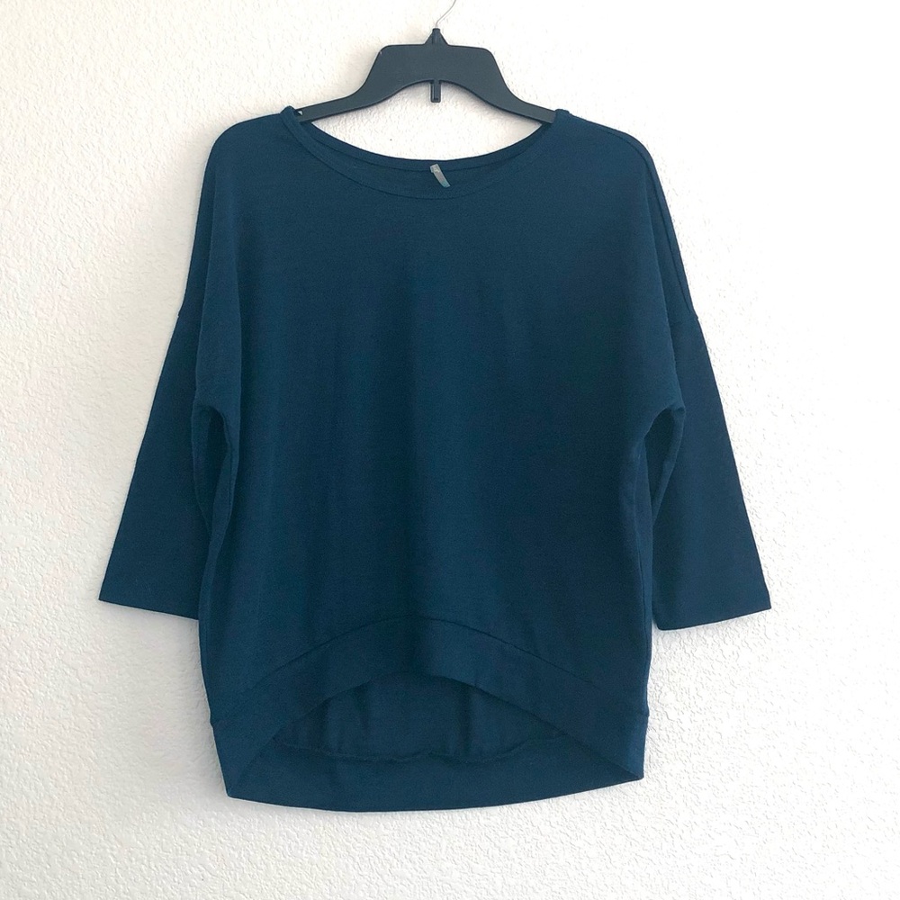 Dark Teal 3/4 Sleeve Shirt